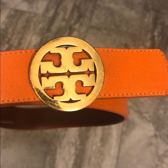 tory burch orange belt